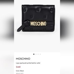 Moschino Quilted small wallet